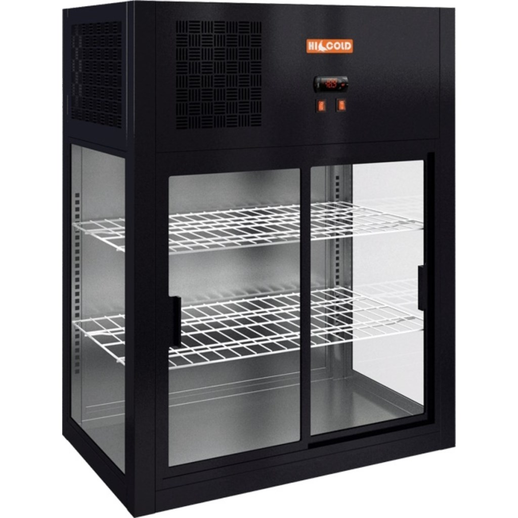Витрина холодильная настольная HICOLD VRH 790 Black