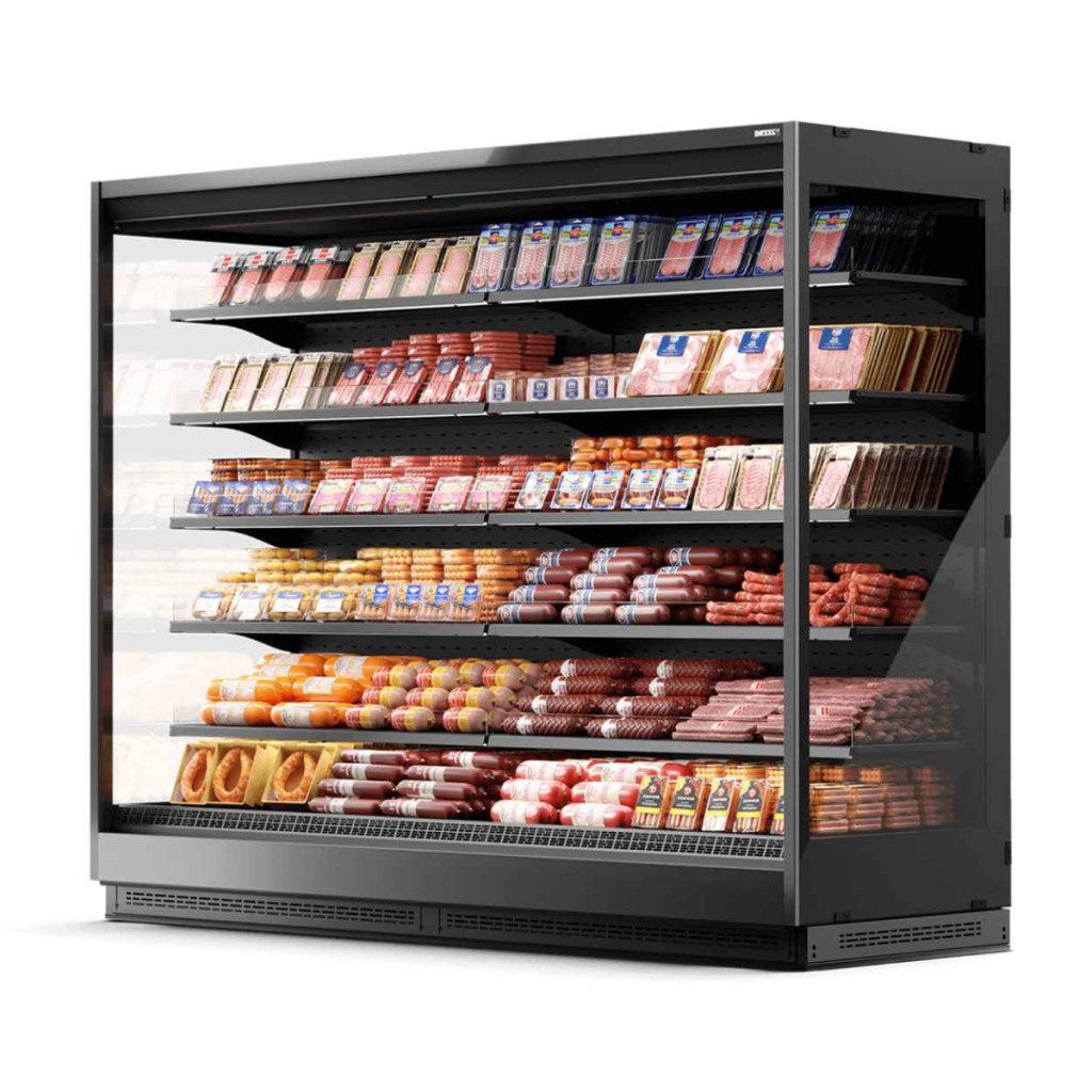 Горка холодильная Dazzl Vega 090 H210 торец, фруктовая