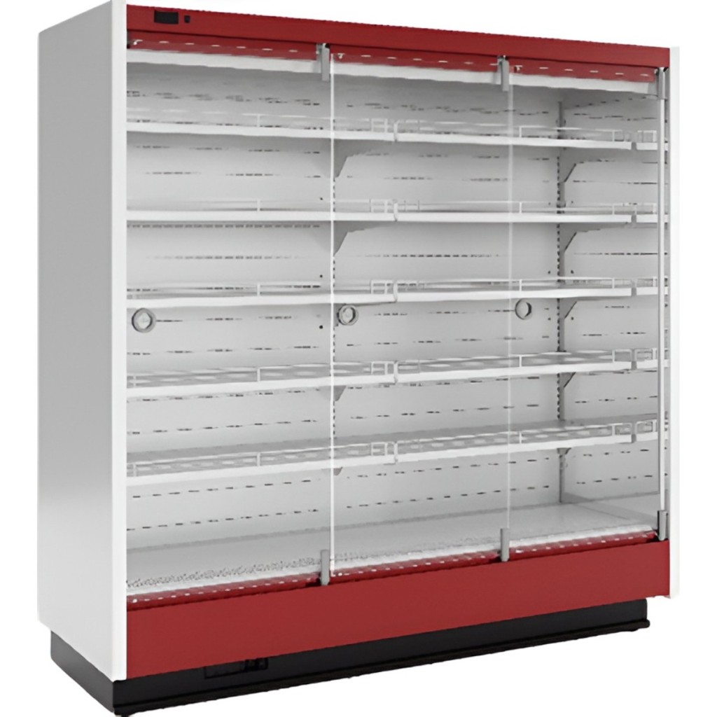 Горка холодильная МХМ Купец ВХСп-1,875 new с дверьми стекло (боковины стеклопакет)