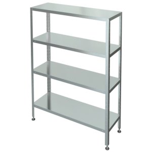 Стеллаж с 4-я сплошными полками МХМ С-4-0,4/0,8/2,0