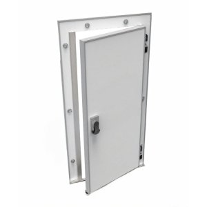 Дверь холодильная распашная одностворчатая НТ-РДО-1200*2000/80 (с металлической рамой) - Изображение 2