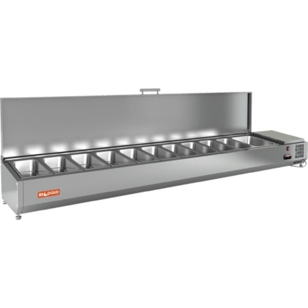 Витрина холодильная для ингредиентов HICOLD VRTU 2360 к PZ4 1(/3)