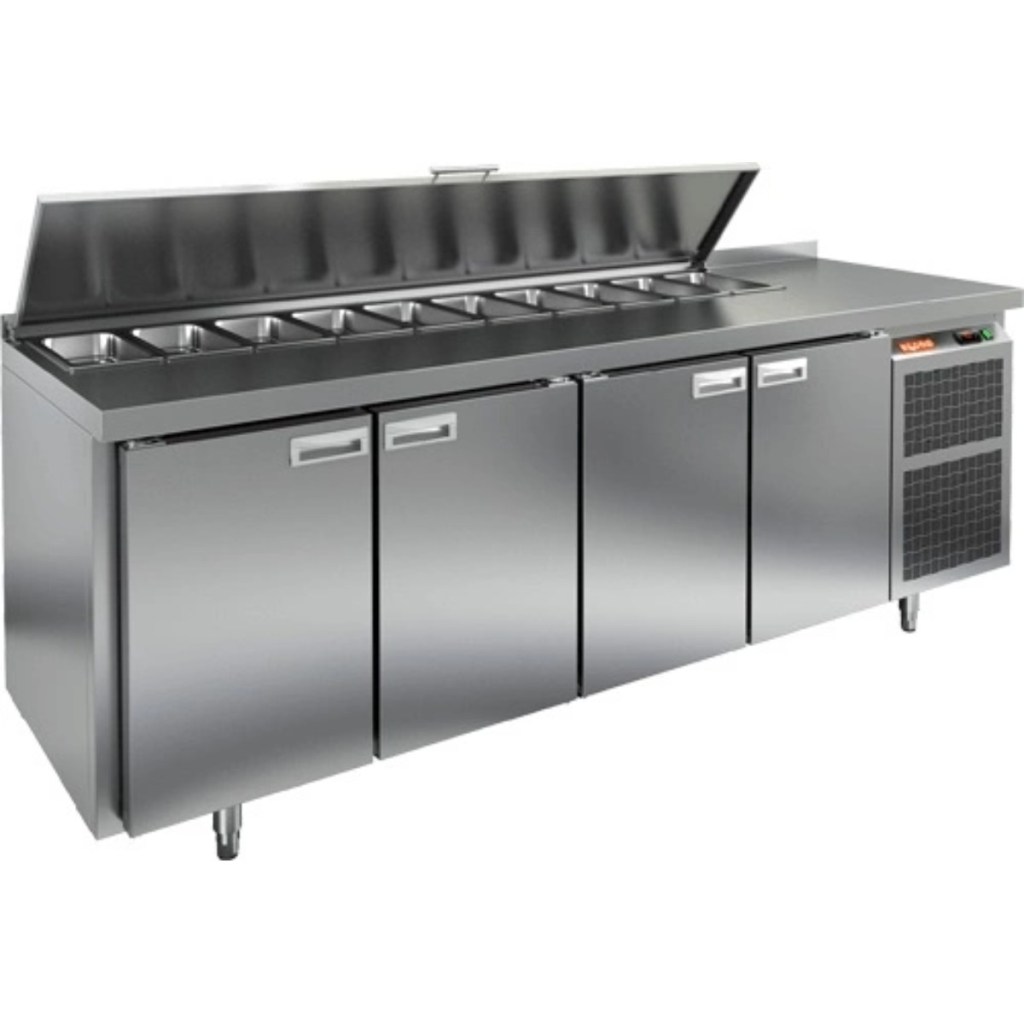 Стол холодильный для салатов HiCold SL1-1111SN (1/3)