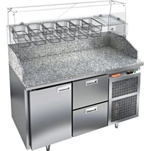 Стол холодильный для пиццы HiCold PZ3-12/GN камень