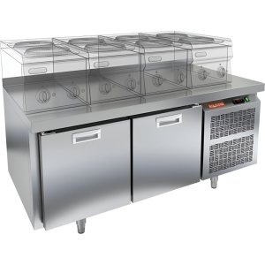 Стол охлаждаемый HiCold SN 11/TN LT BOX под тепловое оборудование, без столешницы