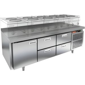 Стол охлаждаемый HiCold SN 222/TN LT под тепловое оборудование