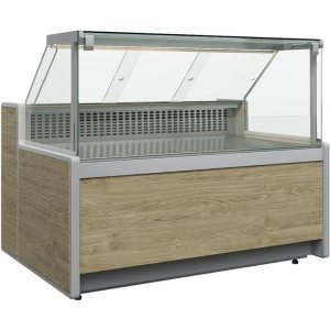Витрина морозильная Carboma GC111 SL 1,5‑1 (1010 Мариель) (газлифт, без боковин)
