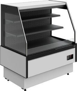 Горка холодильная Carboma GC95 VM 1,5-2 без боковин (версия 2.0) (9006-9005)