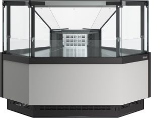 Витрина холодильная Carboma GC110 VV 5-1 внешний угол с боковинами (версия 2.0) (9006-0430)