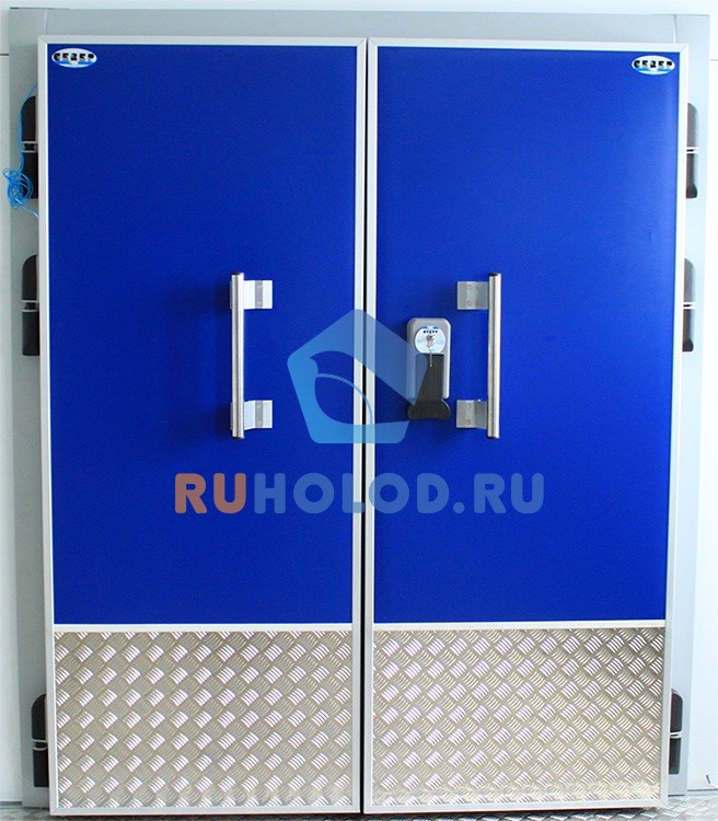 Дверь холодильная распашная двустворчатая СТ-РДД-1600*1856/80