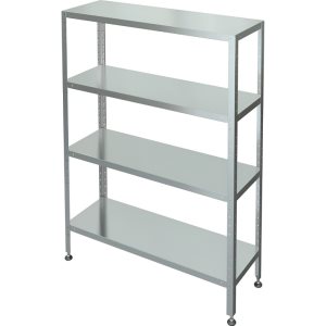 Стеллаж с 4-я сплошными полками МХМ С-4-0,4/1,5/1,8 