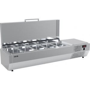 Витрина для ингредиента Carboma A30 SM 1,2 (5 GN1/4) с крышкой 
