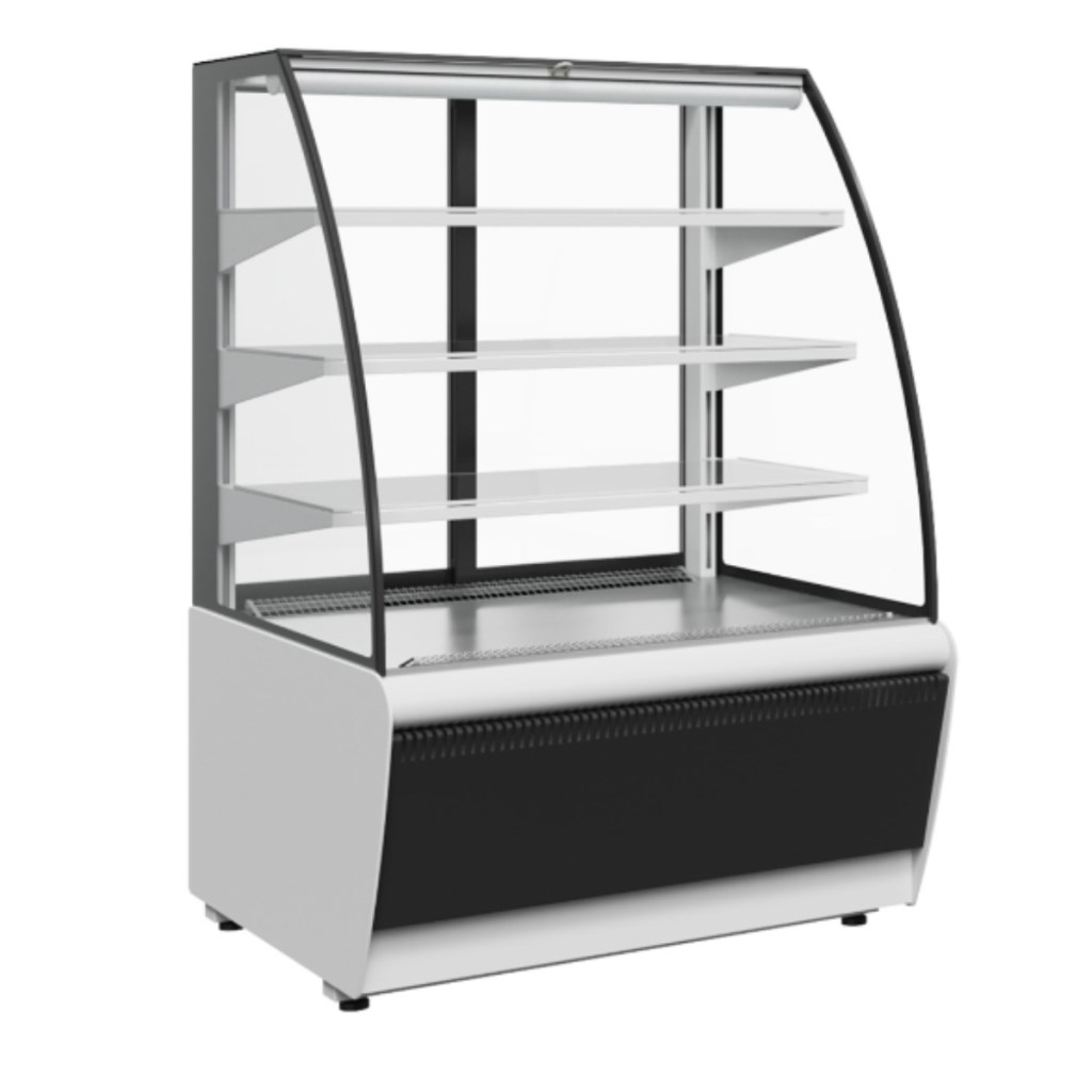 Витрина кондитерская Carboma K70 VM 0,6-2 Standart открытая (9006-9005)
