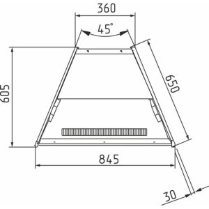 Витрина кондитерская Carboma K70 VM-3 Light (0011-9005) (ВХСв-У1д Carboma ТЕХНО) угловая - Изображение 2