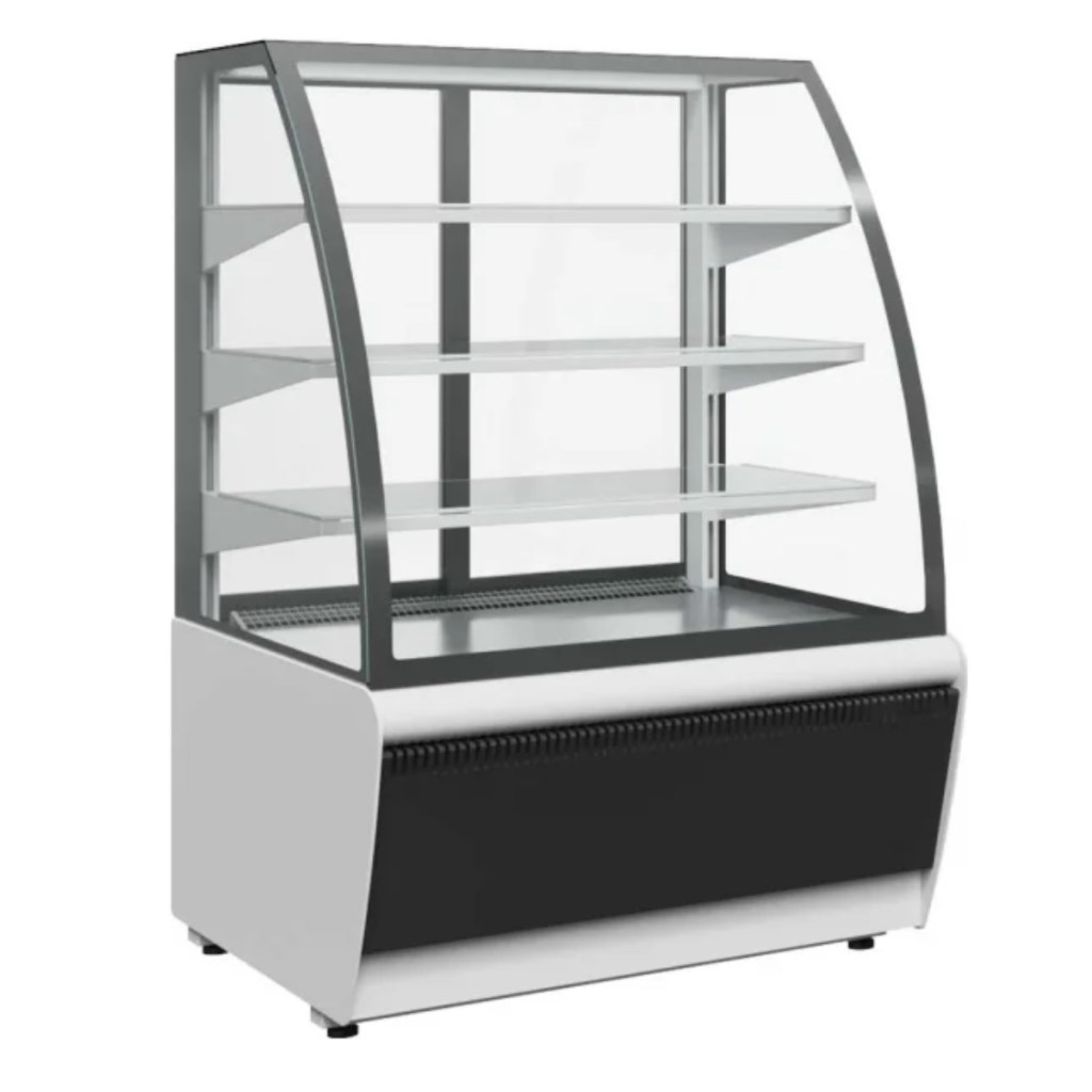 Витрина кондитерская Carboma K70 VM 0,9-2 Standard открытая (9006-9005)
